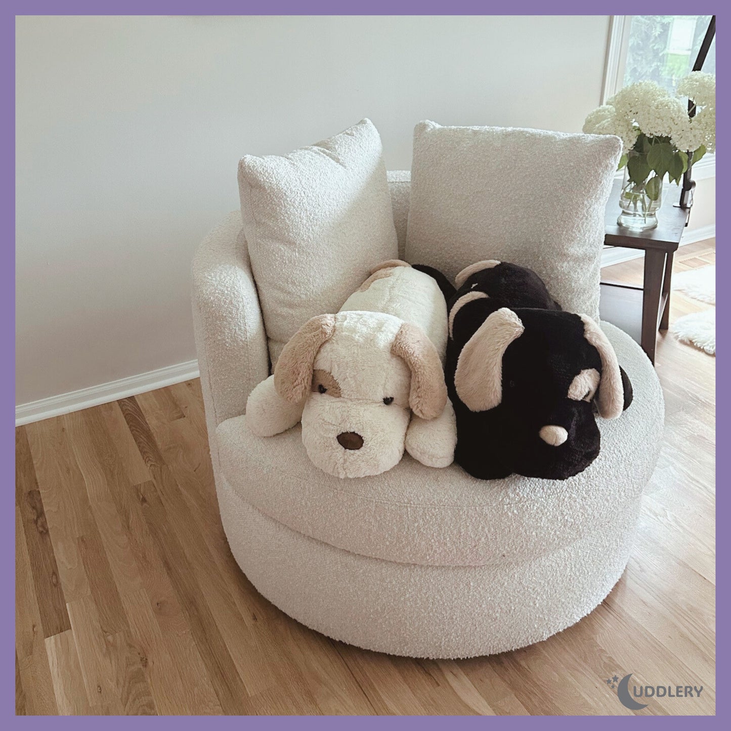 Luxury Black Dog Weighted Plush (6 LBS)
