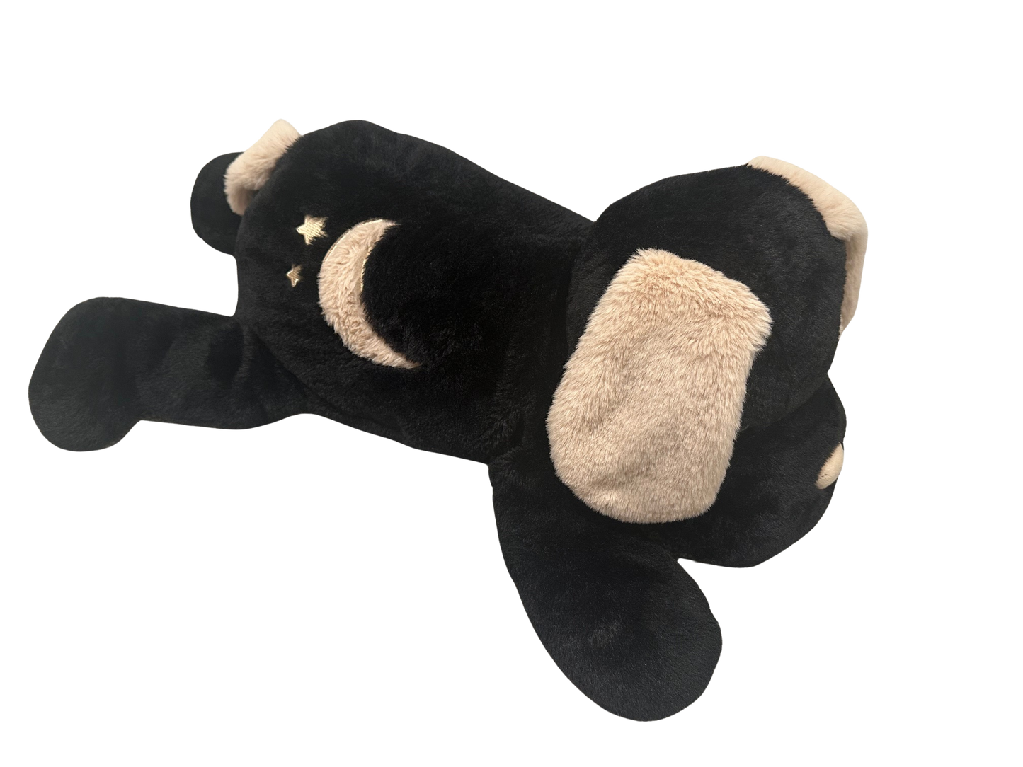Luxury Black Dog Weighted Plush (6 LBS)