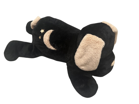 Luxury Black Dog Weighted Plush (6 LBS)